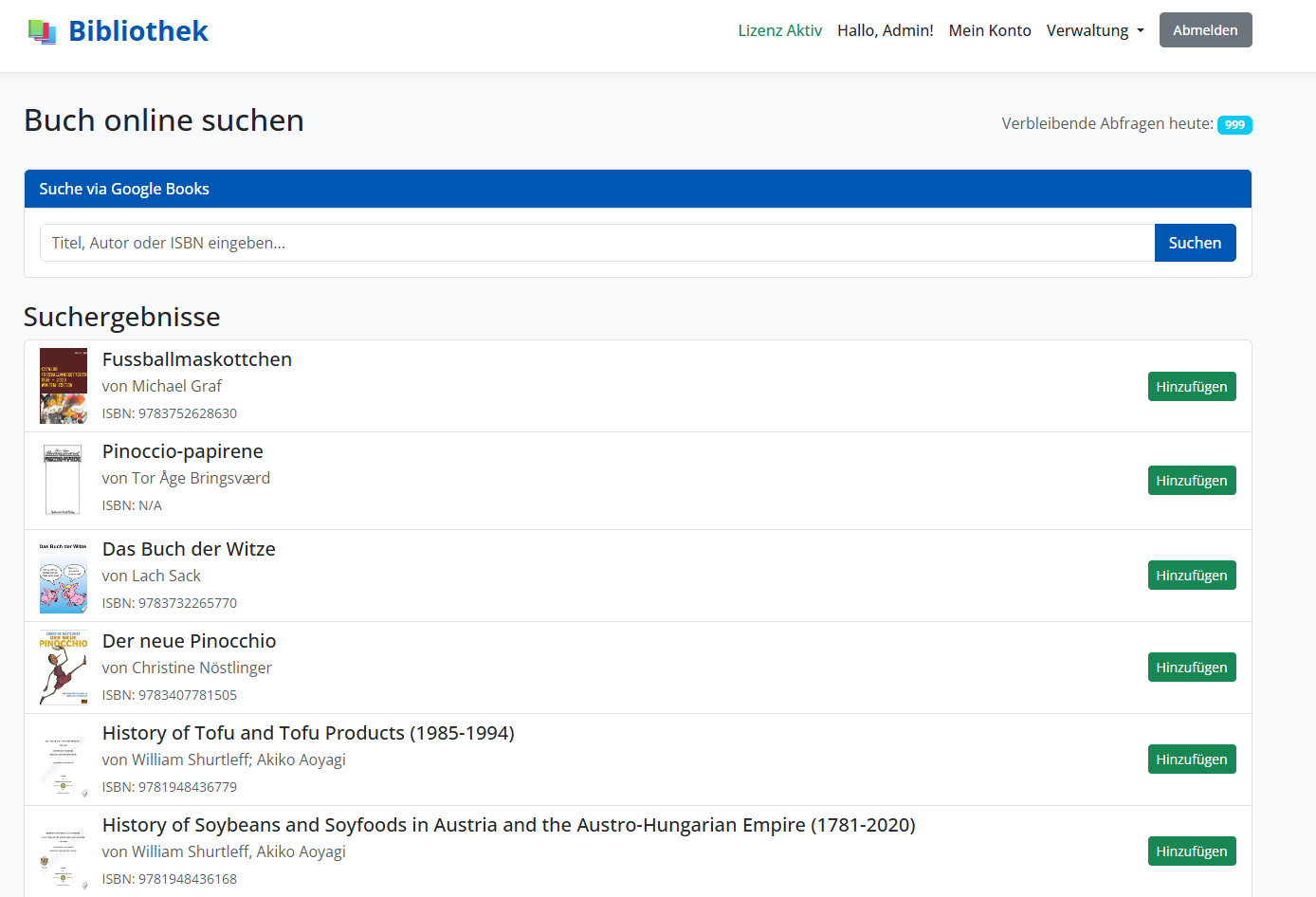 Google Buchsuche Screenshot